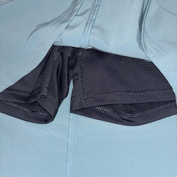 Title Nine Tennis Skirt‎ Womens Small Blue Lined Skort Built in Shorts  Sz4 - Picture 6 of 11